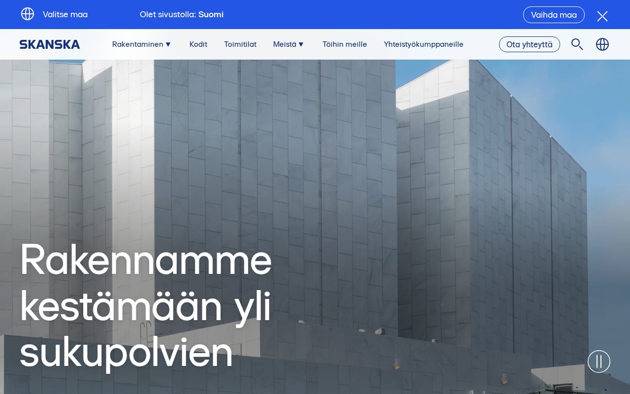 Skanska website
