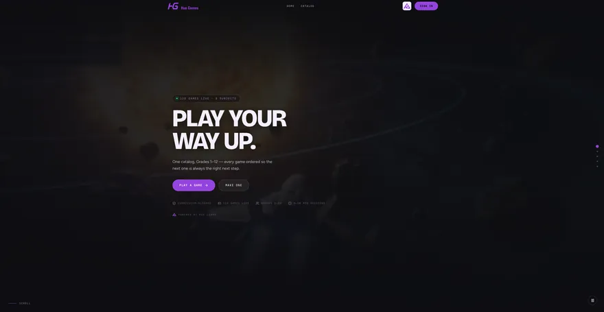 Huegames built with BYOB