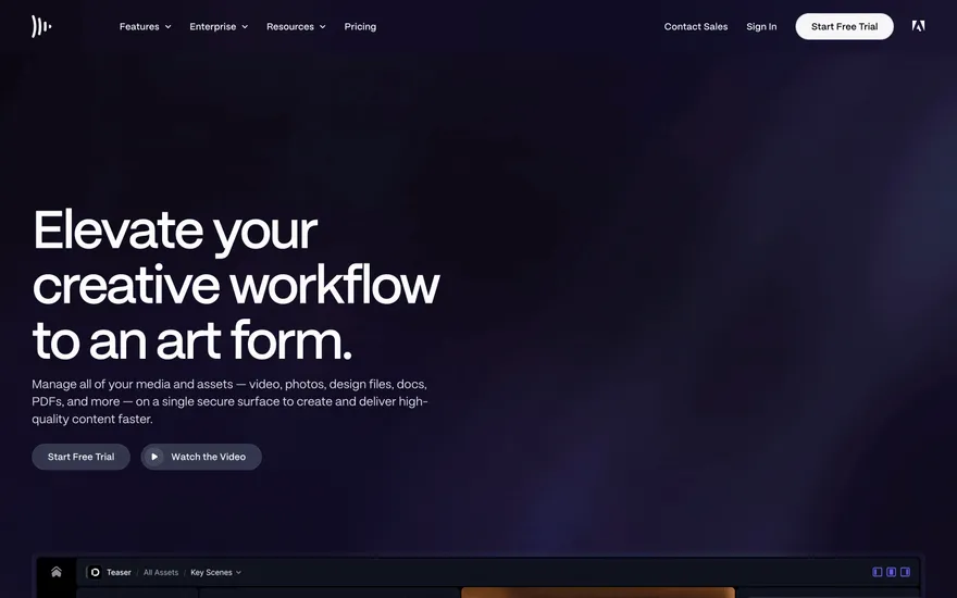 Frame.io website
