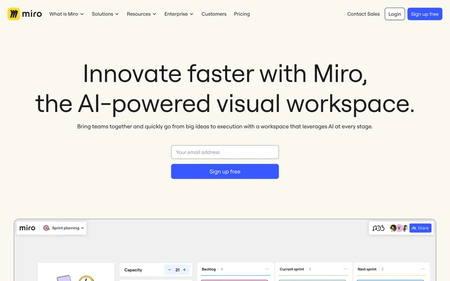 Miro website