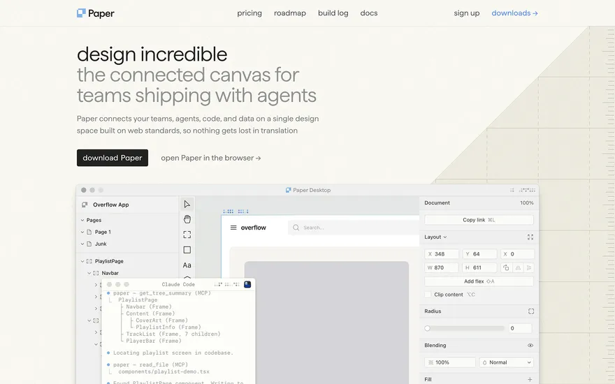 Paper website
